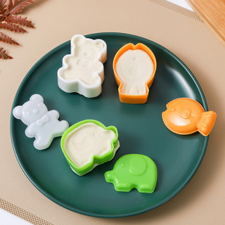 Set 3 khuôn làm cơm nắm hình động vât, khuôn làm Sushi Bento cho bé ăn dặm