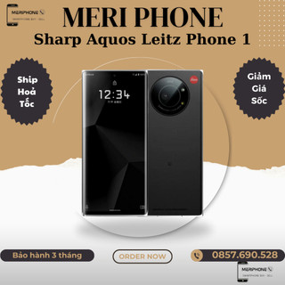 Điện thoại sharp leitz phone 1 máy đẹp nguyên zin 1 sim ram 12/256g