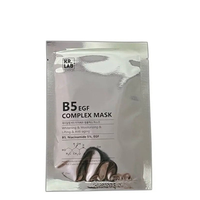 Mặt nạ cấp ẩm hỗ trợ phục hồi da Kr.Lab + B5 EGF Complex Mask | Cây Rơm Cosmetics