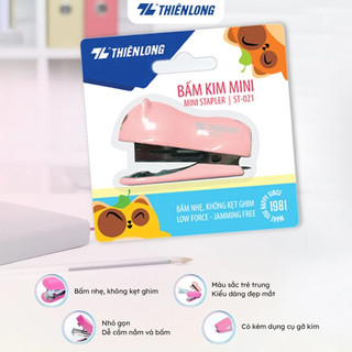 Bấm kim mini số 10 st-020 - mini stapler thiên long - bấm nhẹ hơn - màu ngẫu nhiên