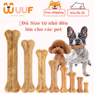 Xương da cho chó gặm đồ ăn cho chó thích hợp cho chó ngứa răng sạch răng chó xương da cho chó gặm giải