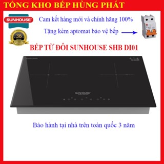 Bếp đôi điện từ SUNHOUSE SHB DI01