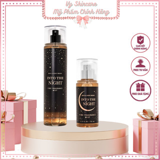 Xịt thơm toàn thân Body Mist Bath & Body Works Into The Night HD Perfum hương ngọt ngào đi chơi, hẹn hò