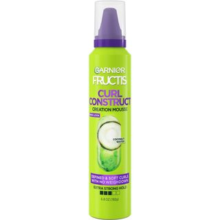 Bình mousse giữ nếp tóc Garnier Fructis Style Curl Construct Creation Mousse Curly Hair 192g (Mỹ)