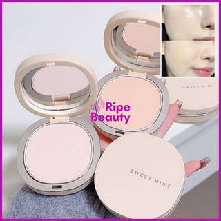Phấn phủ sweet mint dạng nén kiềm dầu pressed powder kháng nước lâu trôi