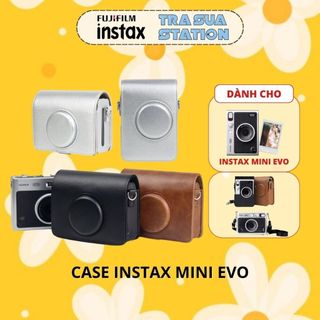 Bao da bảo vệ máy chụp ảnh lấy liền instax Mini Evo - Case túi đựng máy chụp ảnh instax Mini Evo