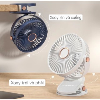 Quạt kẹp bàn 2024 QUẠT ký túc xá sinh viên quạt đèn giường quạt văn phòng TỐC ĐỘ cao type C USB