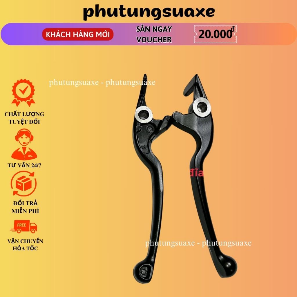 Tay thắng ( phanh) xe máy Sirius đĩa phutungsuaxe