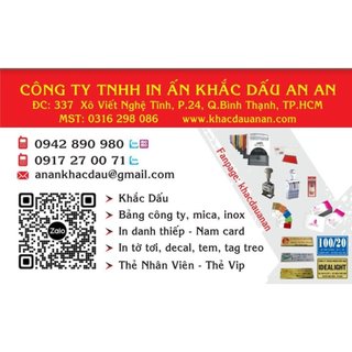 Khắc dấu tên - 3 chữ
