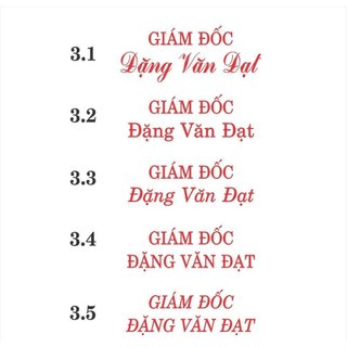 Khắc Dấu chức danh 2 dòng- ngắn 3 chữ-dstam