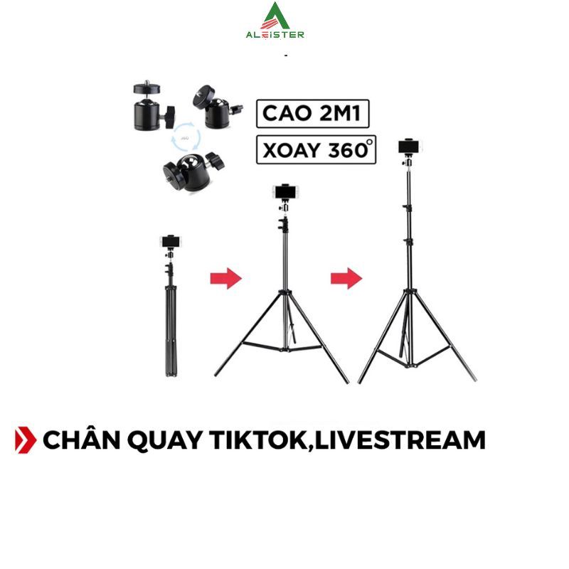 Chân Quay Tiktok Hỗ Trợ Livetream Chụp Ảnh Quay Video , Hàng Loại 1 Cao Cấp - Chính Hãng HD DESIGN