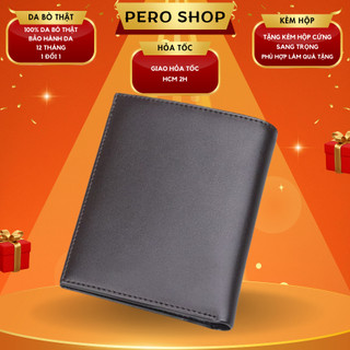 Ví Da Bò Thật Ví Nam Dáng Đứng Đẳng Cấp Thời Trang Sang Trọng DUNGBO | pero_shop