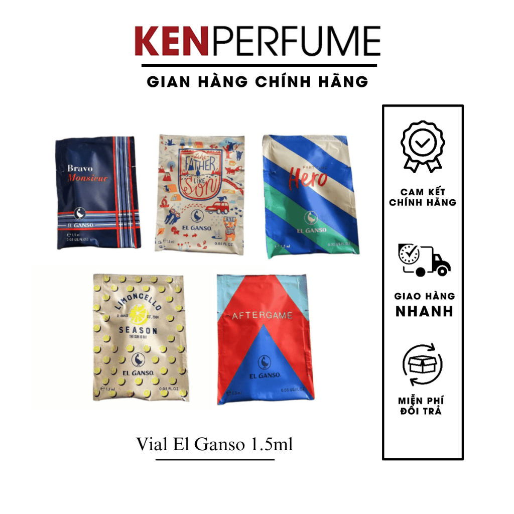 [Ngẫu Nhiên] Mẫu Thử Nước Hoa El Ganso 1.5ml