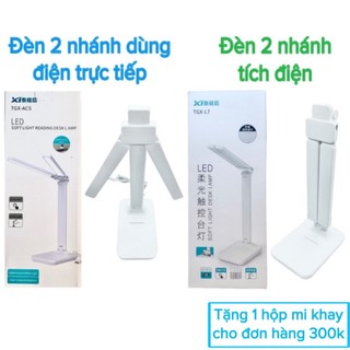 Đèn led 2 nhánh, mỗi nhánh 24 bóng để bàn nối mi