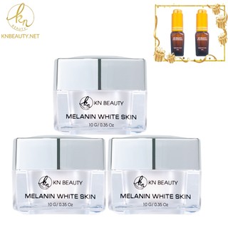 Combo 3 kem dưỡng trắng giảm nám kn beauty - white skin cream 10gram