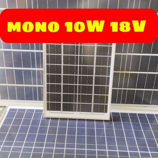 🔥MONO 10W 18V HÀNG MỚI VỀ 2024🔥 Tấm pin năng lượng mặt trời mono 10w tặng kèm giá đỡ - hàng giá rẻ