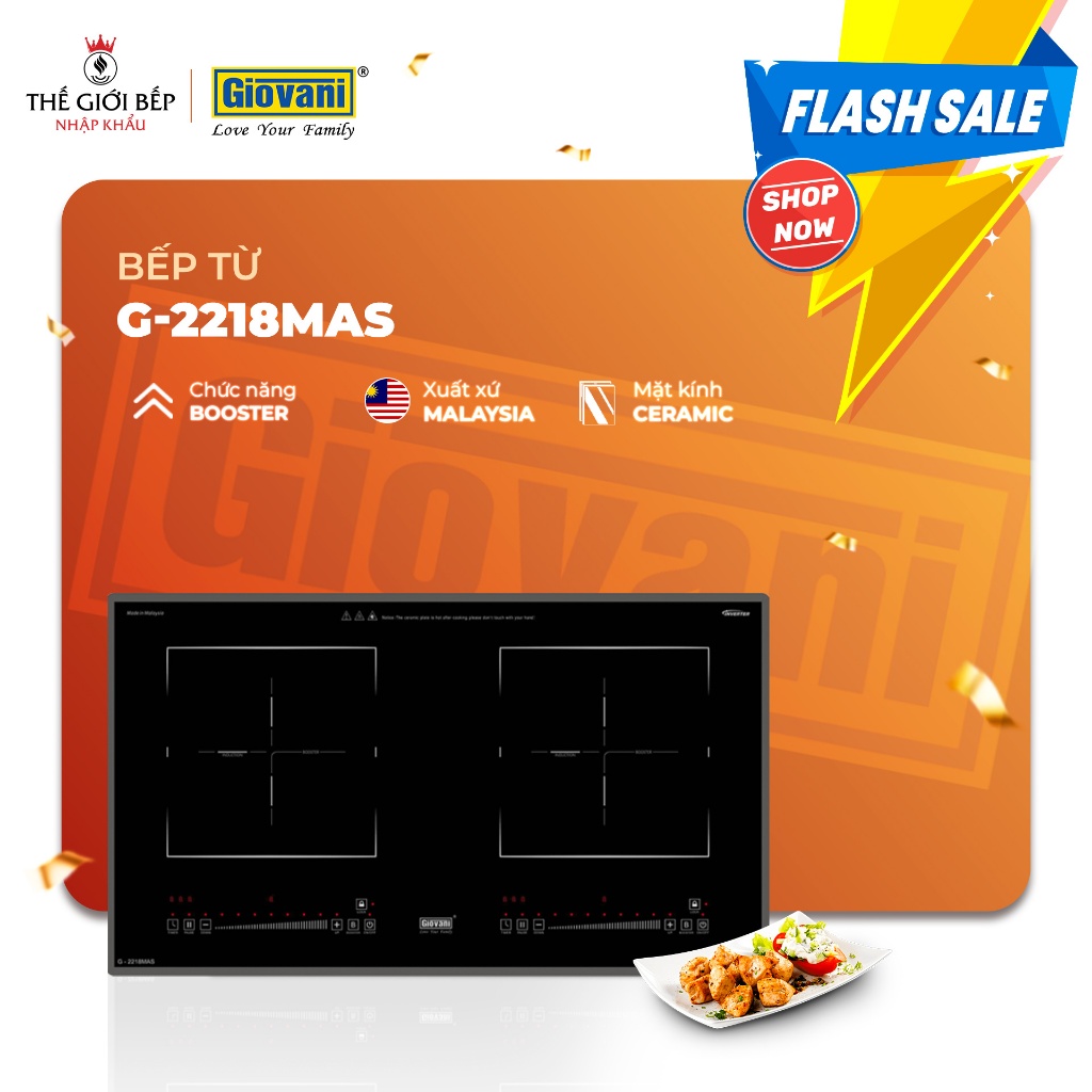 BẾP TỪ GIOVANI G-2218 MAS