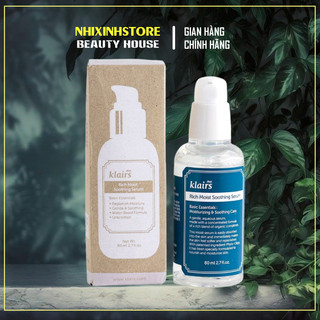Serum dưỡng ẩm sâu dành cho da khô, mất nước Klairs Rich Moist Soothing Serum 80ml
