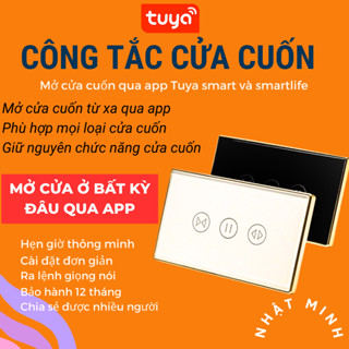 [Hoả tốc HN] Công Tắc Cửa Cuốn Wifi Blutooth Thông Minh Tuya Smart, Điều Khiển Cửa Cuốn Wifi Mở Cửa Cuốn Từ Xa Qua App