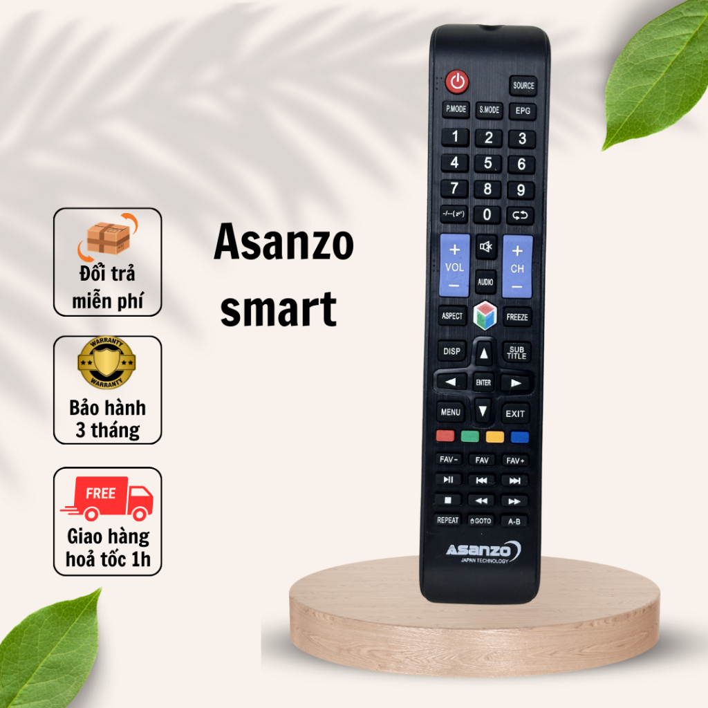 Điều khiển asanzo 32inch smart