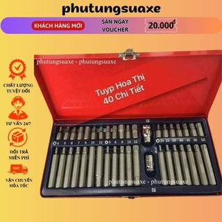 Bộ Tuýp Hoa Thị 40 Chi Tiết TOP Cao Cấp phutungsuaxe
