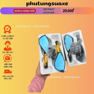 Gương 5 cạnh rizoma cnc hót nhất 2023 phutungsuaxe