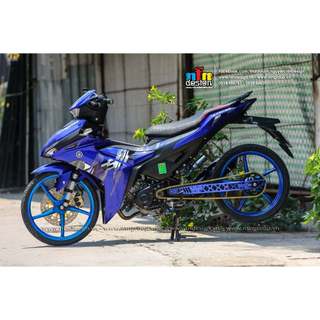 Tem Exiter 155 mẫu N02 Xanh GP