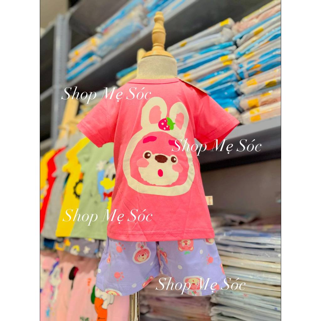 Set bé gái, bộ đồ đùi bé gái, bộ cotton bé gái mùa hè cao cấp, nhiều mẫu dễ thương CTG023