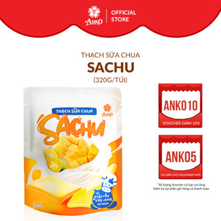 Thạch sữa chua sachu trái cây tự nhiên 320g anko việt nam
