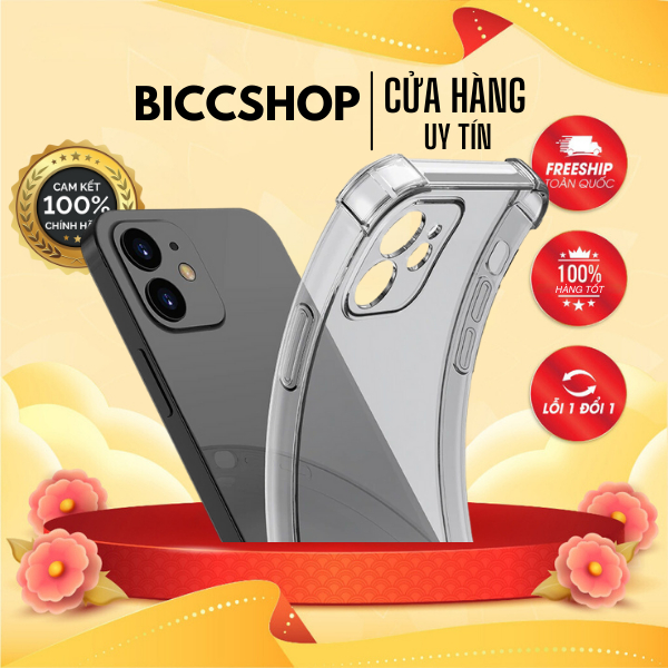 Ốp Lưng Dẻo Trong Suốt Bảo Vệ Điện Thoại Của Bạn IP 6/7/8/X/11/12/13/14/15/Plus/Pro/Promax- New