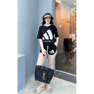 Bộ đùi áo form rộng ảnh thật