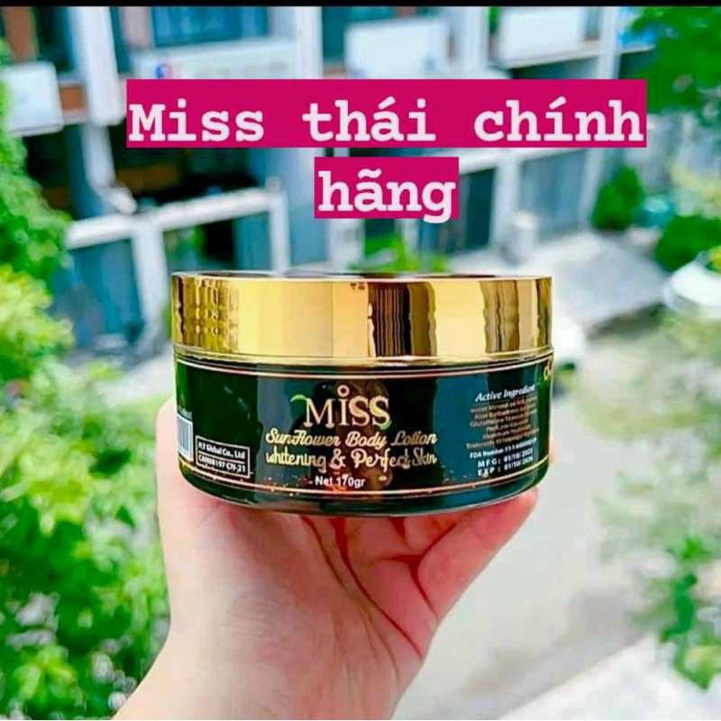 KEM BODY MISS THÁI SIÊU TRẮNG MỊN DA