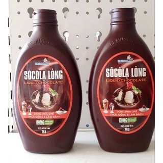 SÔCÔLA PHỦ ĐEN Benuscream 1 kg (socola dạng lỏng)