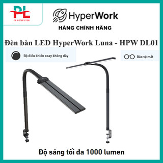 Đèn bàn led hyperwork luna - hpw dl01 - hàng chính hãng