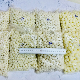 500g Hạt cườm xí muội nhiều size làm trang trí