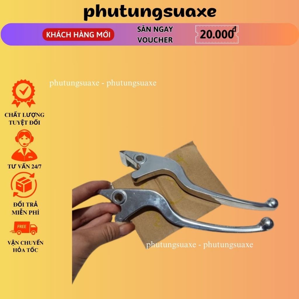 Tay thắng (tay phanh) xe máy Sym xe số phutungsuaxe
