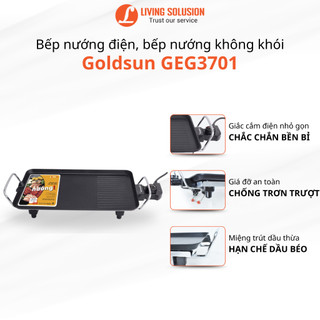 Bếp nướng điện goldsun geg3700, geg3701 ngon và tiện lợi tự ngắt khi bếp quá nhiệt