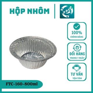 Khay nhôm Ftc tô giấy bạc 800ml tiện lợi nhiều công dụng MS180