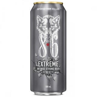 Bia 8.6 extreme 10.5% lon 500ml