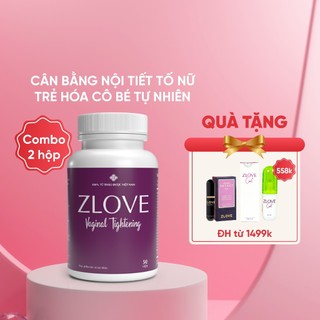 ZLV-2 Hộp Zlove Grow Green AZ- Khắc phục san giãn vùng kín, co thắt vùng đáy chậu, thu hẹp làm hồng vùng kín(50 viên)