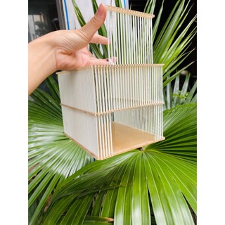 Hộp đựng cào cào cho chim hộp đựng dế cào cào nan cáp tiện lợi