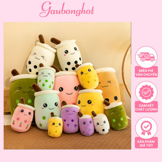 Đồ chơi quà tặng trà sữa nhồi bông siêu mềm mịn size nhỏ 22cm - gấu bông punki