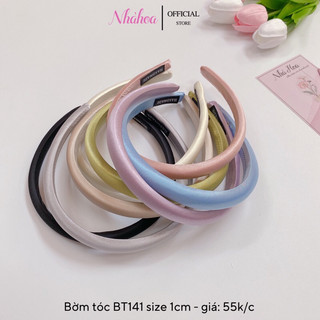Cài tóc lụa bóng bờm tóc cài tóc mảnh nhiều màu