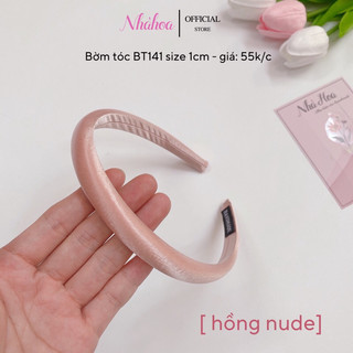 Cài Tóc Lụa Bóng Bờm Tóc Cài Tóc Mảnh Nhiều Màu
