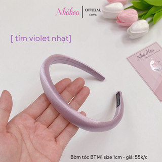 Cài Tóc Lụa Bóng Bờm Tóc Cài Tóc Mảnh Nhiều Màu