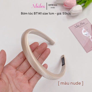 Cài Tóc Lụa Bóng Bờm Tóc Cài Tóc Mảnh Nhiều Màu