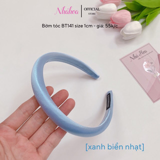 Cài Tóc Lụa Bóng Bờm Tóc Cài Tóc Mảnh Nhiều Màu