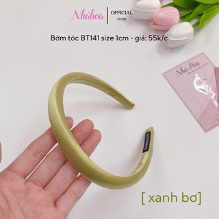 Cài Tóc Lụa Bóng Bờm Tóc Cài Tóc Mảnh Nhiều Màu