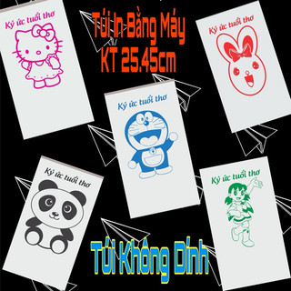Túi in hình làm kẹo bông gòn
