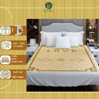 Chiếu trúc lâm cao cấp miền Bắc 100% trúc tự nhiên loại 1 dày dặn, hạt khít, chống mối mọt